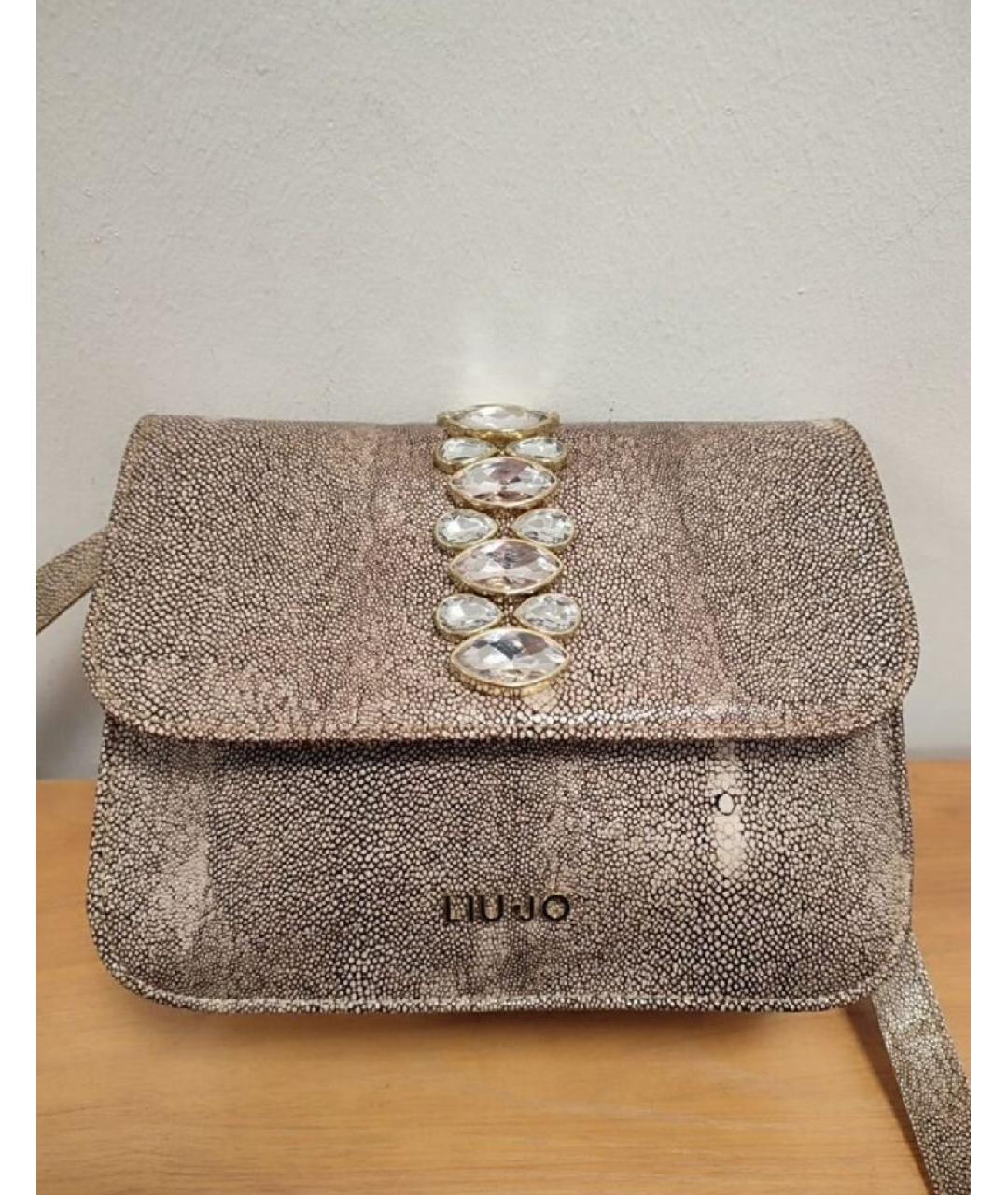 LIU JO Бежевая сумка через плечо, фото 10