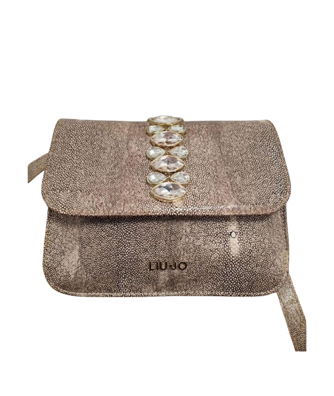 LIU JO Бежевая сумка через плечо, фото 1