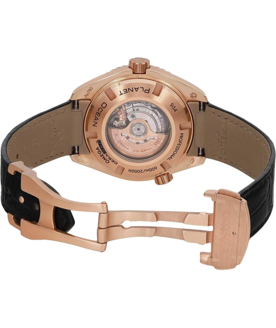 OMEGA Кожаные часы, фото 5