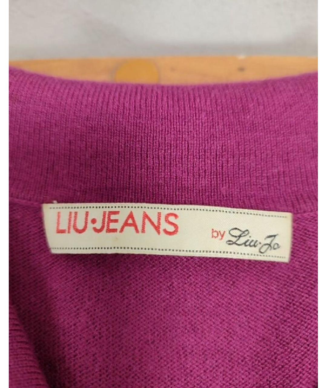 LIU JO Розовый хлопковый джемпер / свитер, фото 3