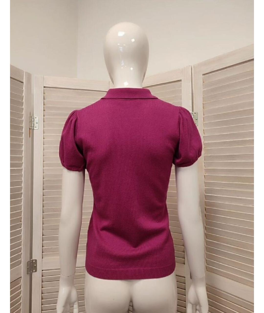 LIU JO Розовый хлопковый джемпер / свитер, фото 2