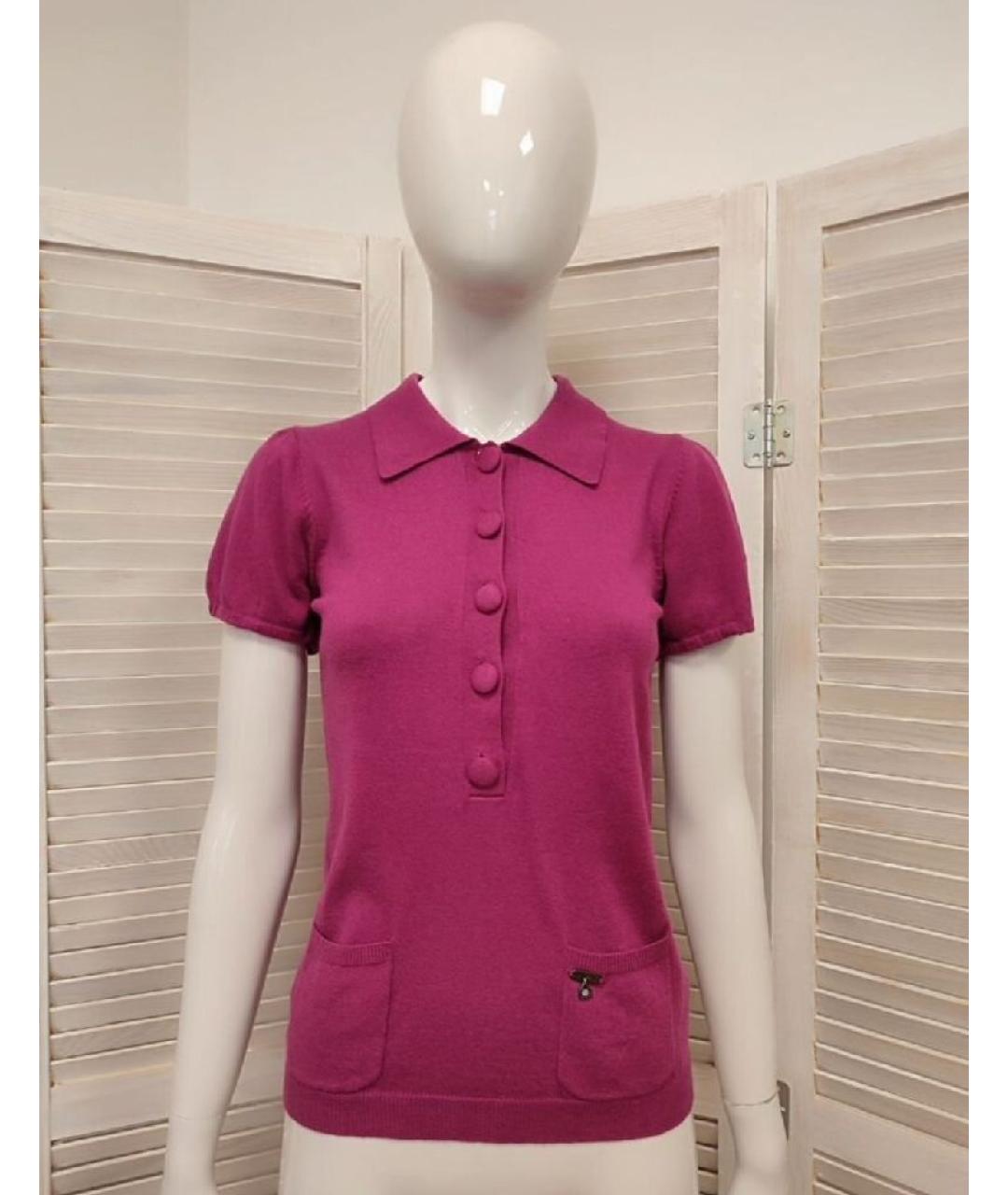 LIU JO Розовый хлопковый джемпер / свитер, фото 10