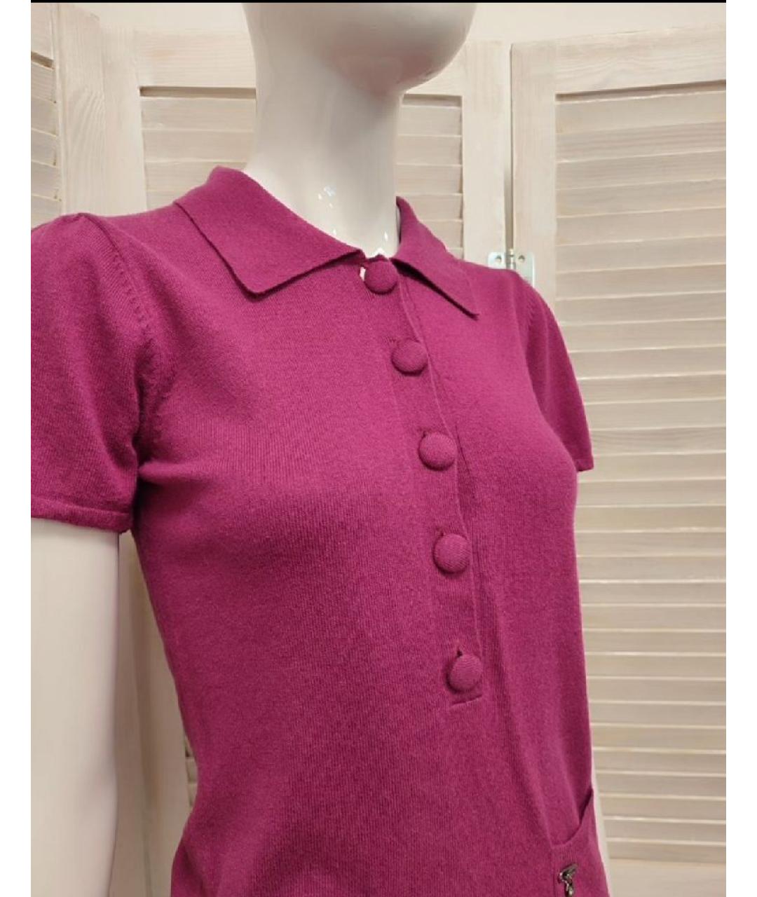 LIU JO Розовый хлопковый джемпер / свитер, фото 5