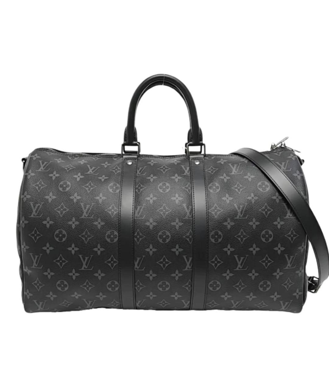 LOUIS VUITTON Черная дорожная/спортивная сумка, фото 1