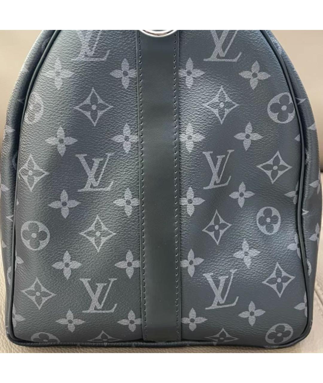 LOUIS VUITTON Черная дорожная/спортивная сумка, фото 3