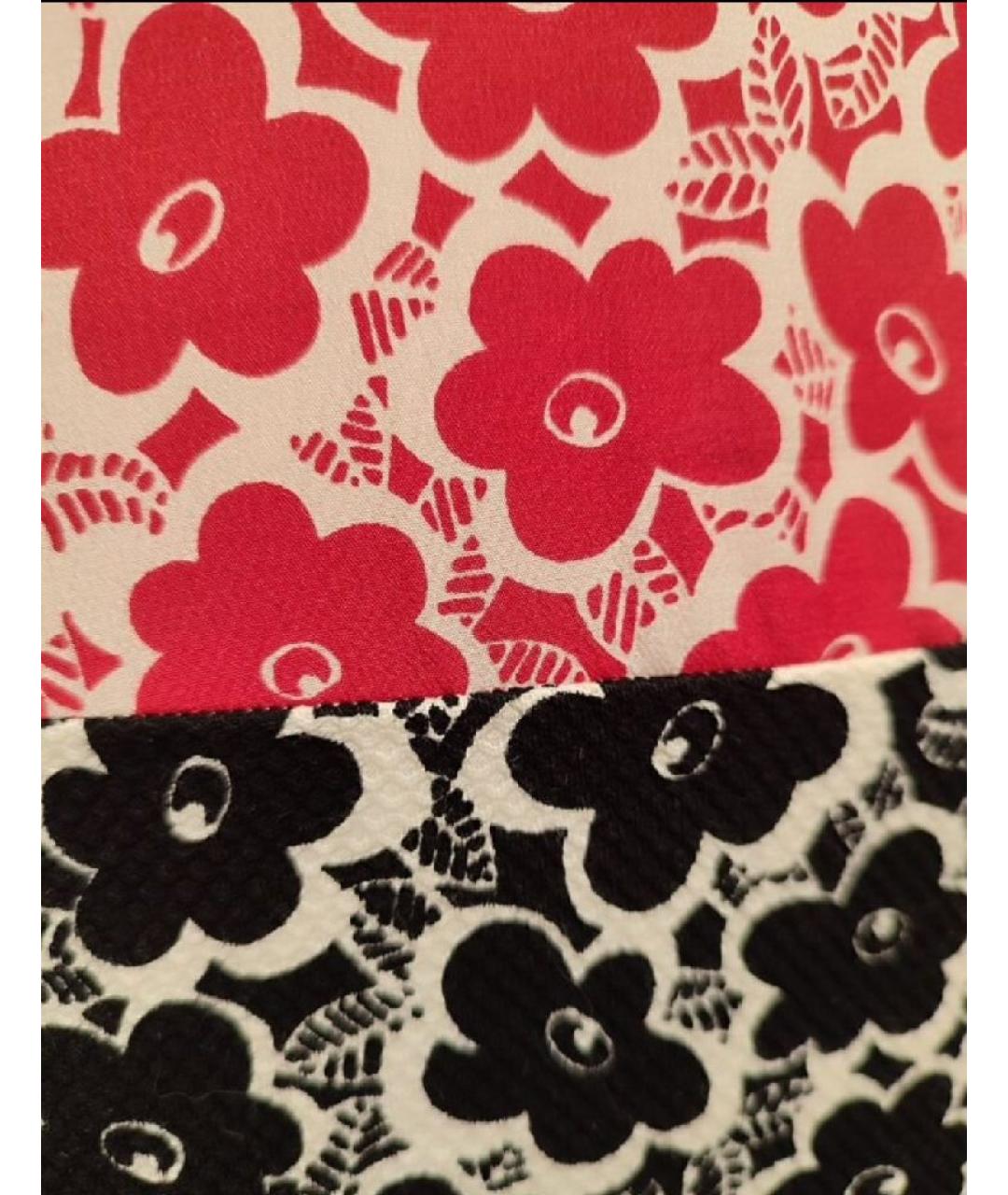 LOVE MOSCHINO Мульти шелковое повседневное платье, фото 6