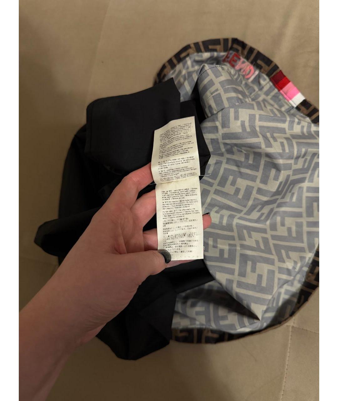 FENDI Коричневая хлопковая юбка, фото 7