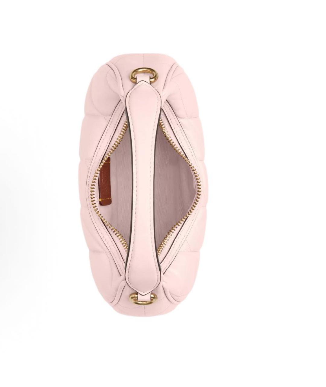 COACH Розовая сумка с короткими ручками, фото 3