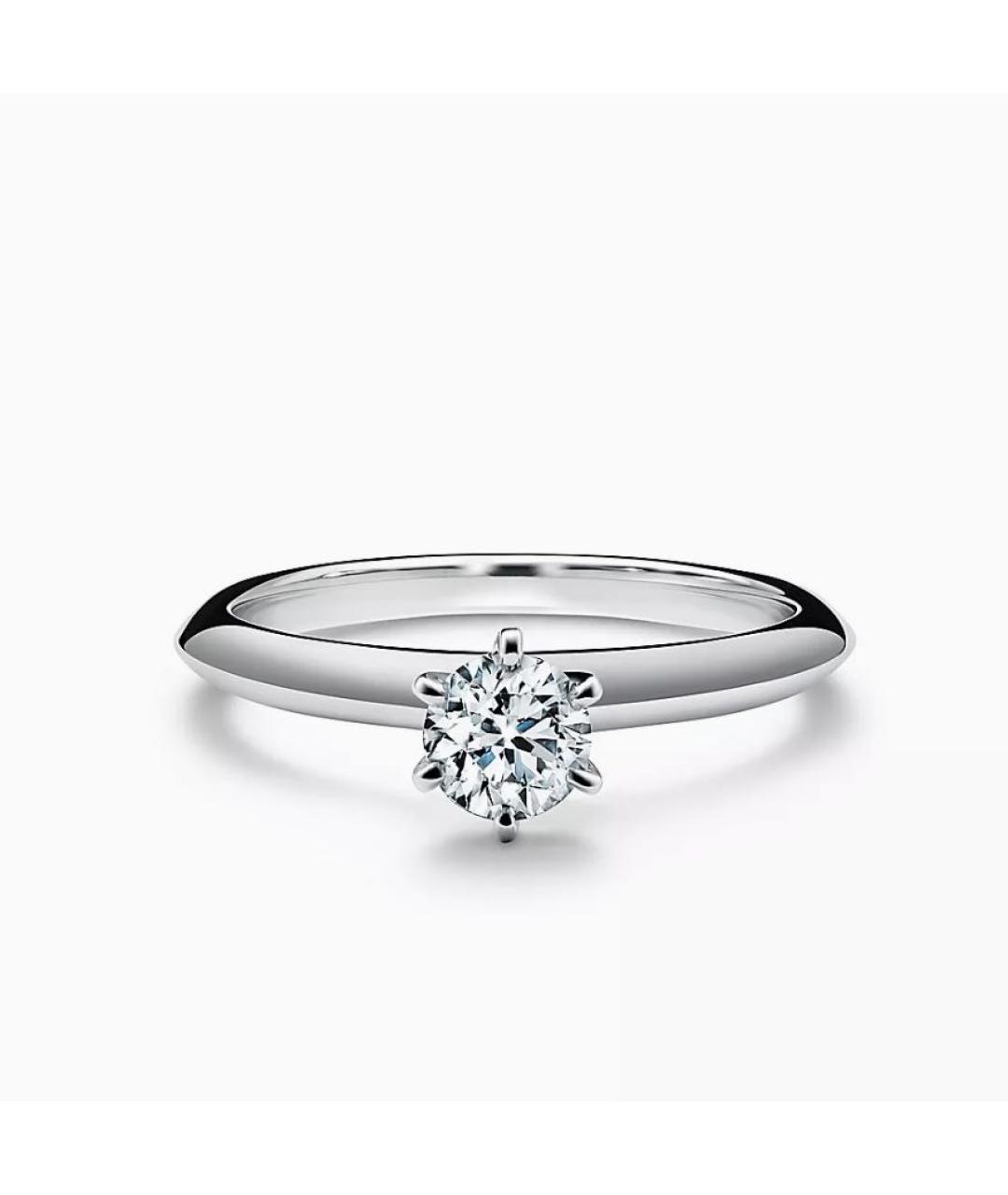 TIFFANY&CO Серебряное платиновое кольцо, фото 5