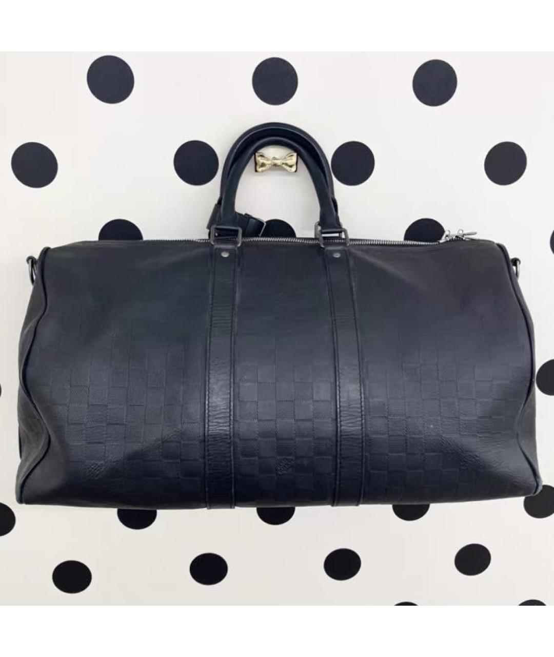 LOUIS VUITTON Кожаная дорожная/спортивная сумка, фото 5