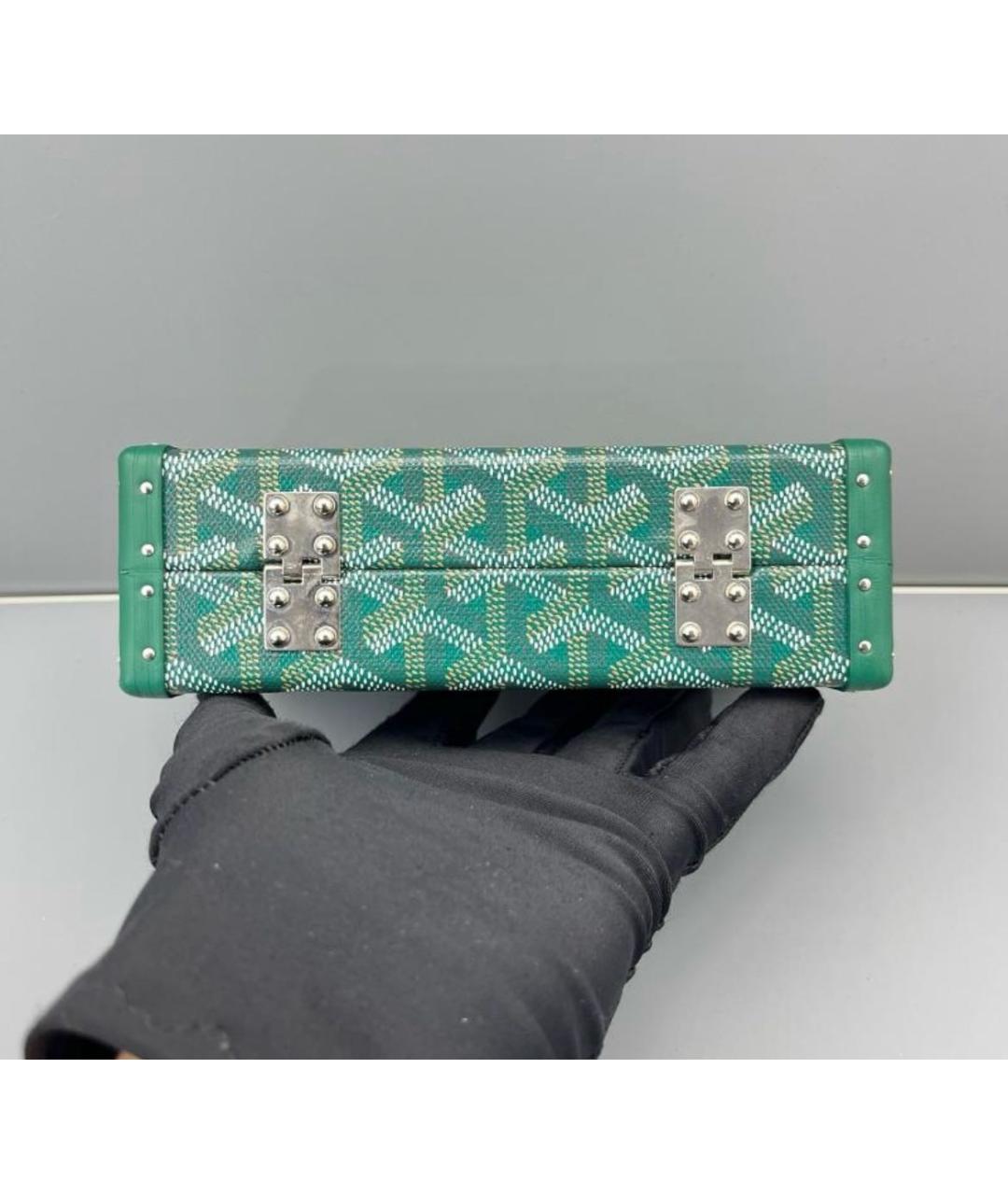 GOYARD Зеленая сумка через плечо, фото 6