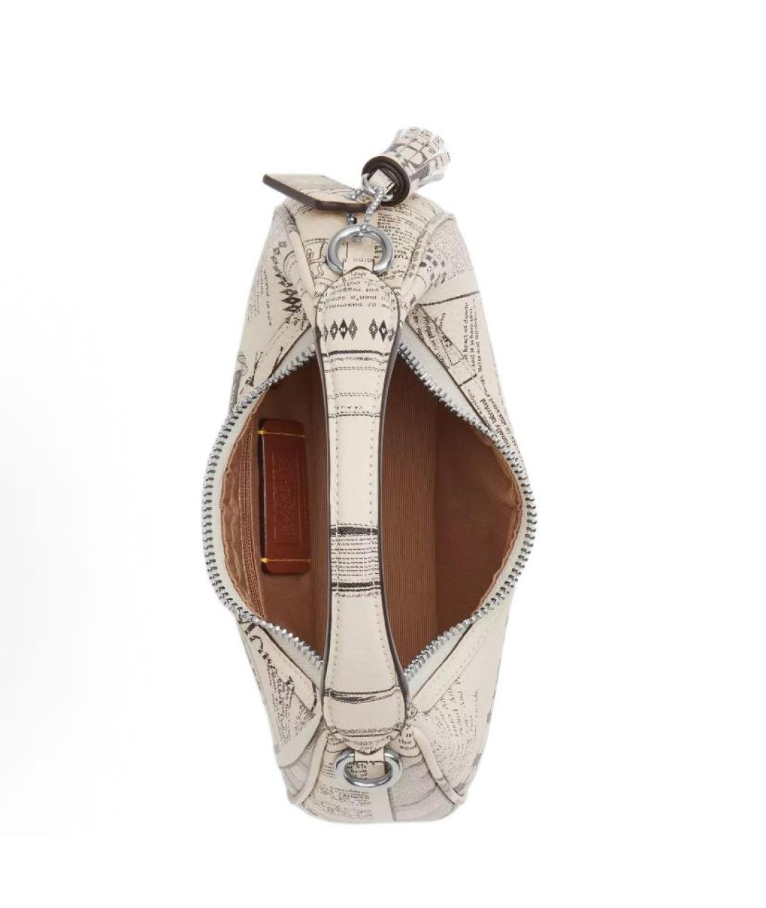 COACH Белая сумка с короткими ручками, фото 4