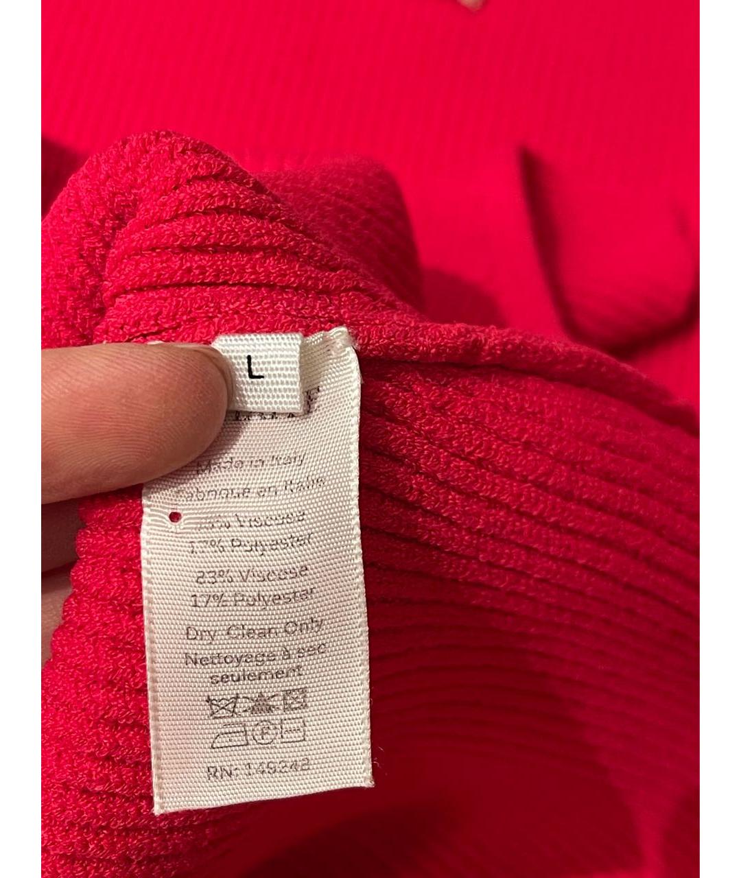 KHAITE Фуксия вискозный джемпер / свитер, фото 6