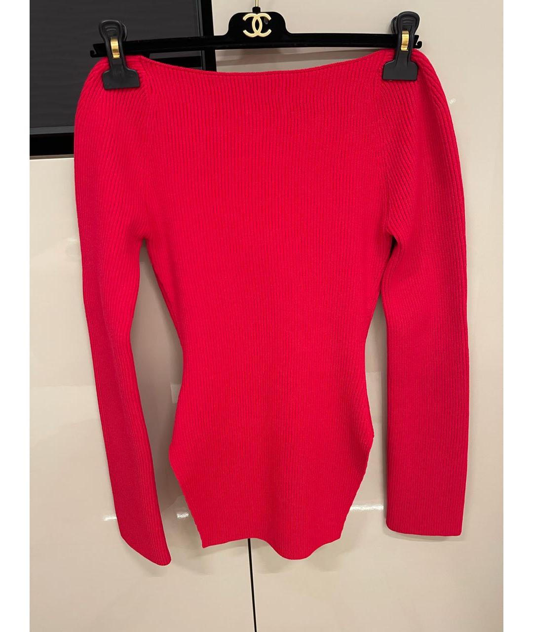 KHAITE Фуксия вискозный джемпер / свитер, фото 2