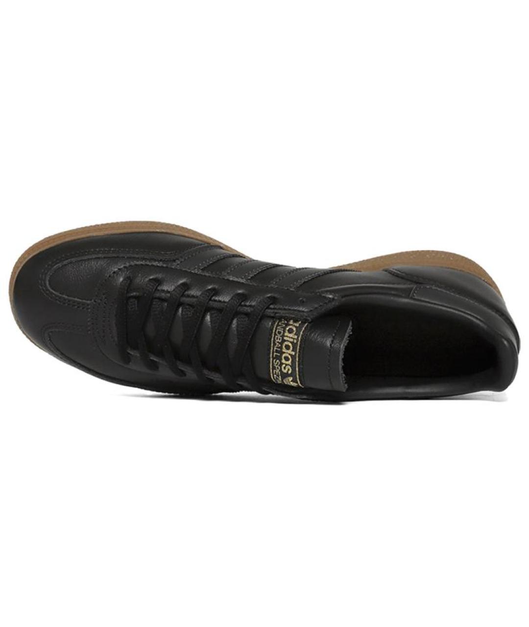 ADIDAS Черные кожаные кеды, фото 4