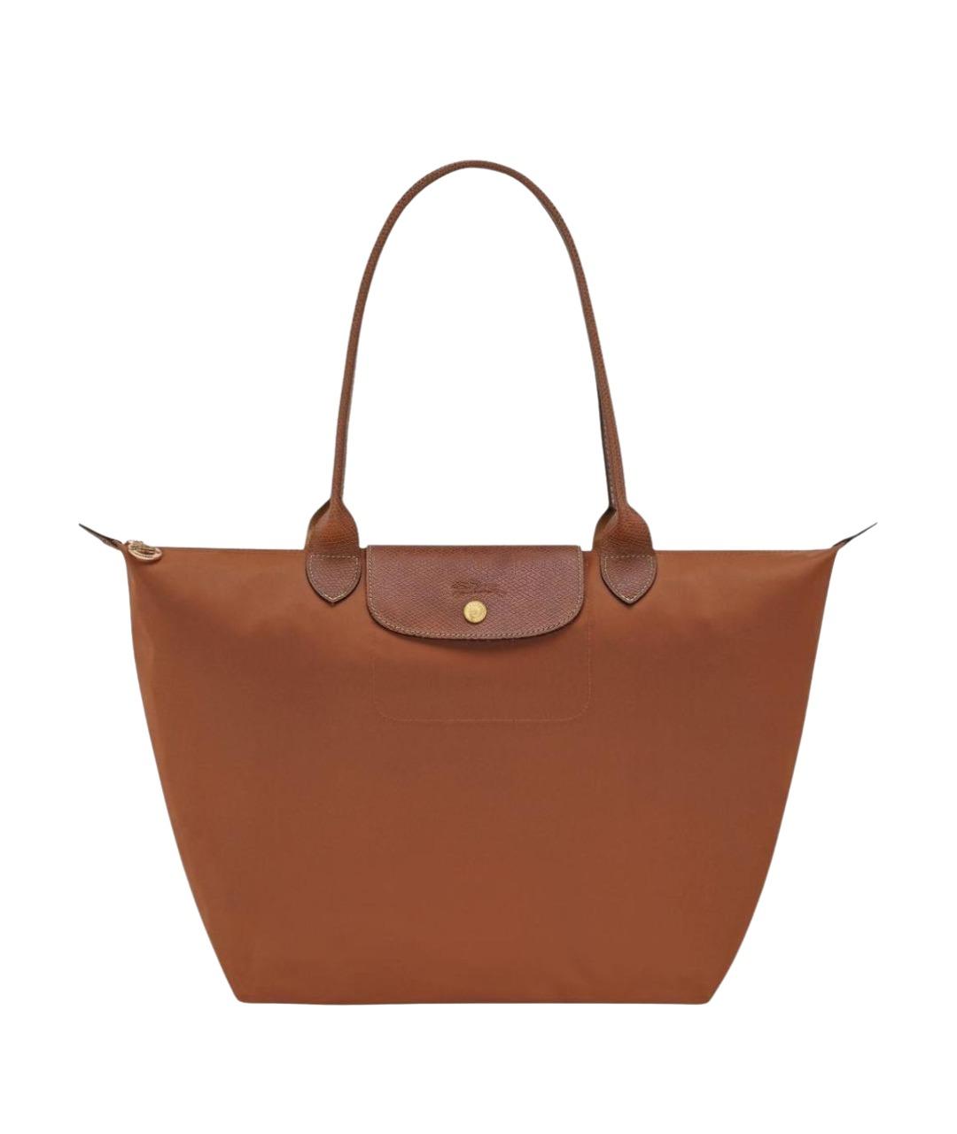 LONGCHAMP Коричневая сумка тоут, фото 1