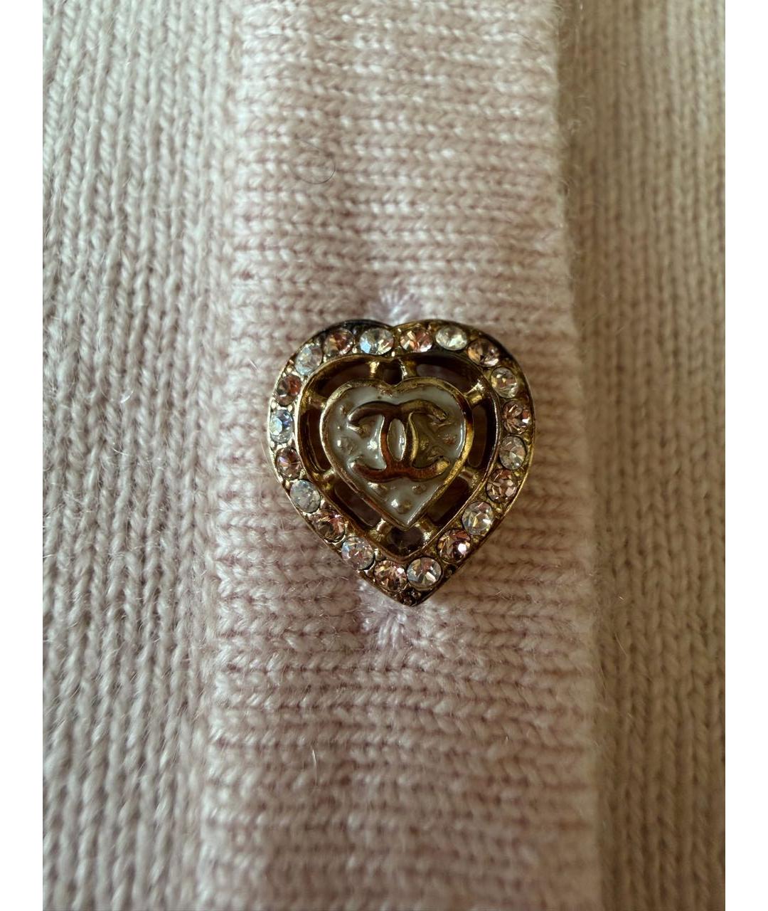 CHANEL Розовый кашемировый джемпер / свитер, фото 7