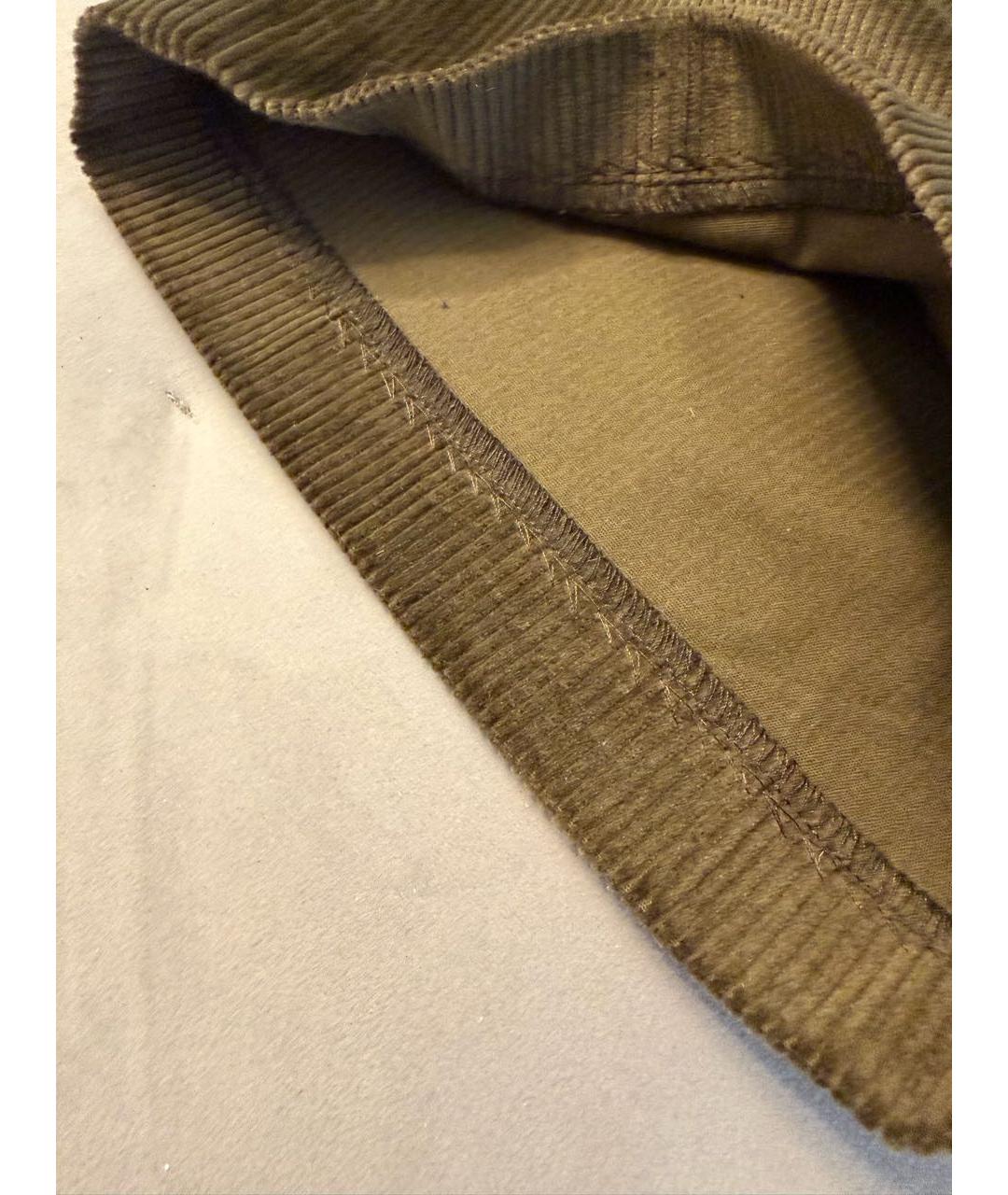 12 STOREEZ Хаки велюровые брюки широкие, фото 3