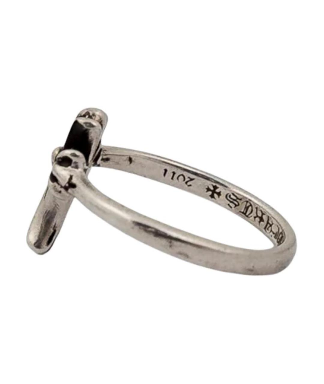 CHROME HEARTS Серебряное серебряное кольцо, фото 3