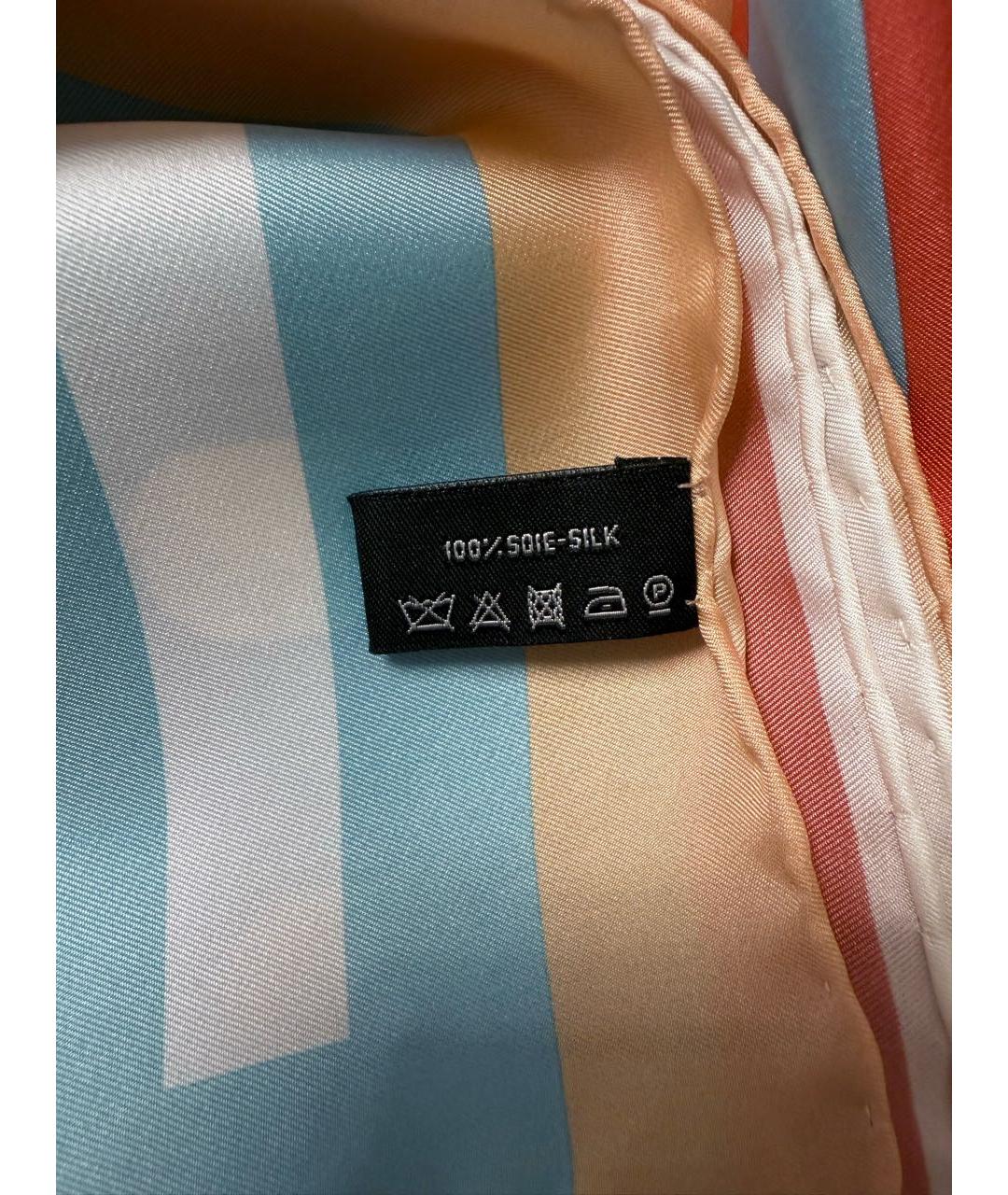 CHANEL Мульти шелковый шарф, фото 5