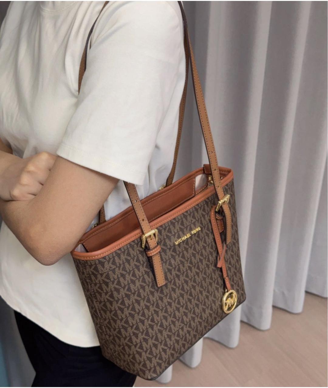 MICHAEL KORS Коричневая сумка тоут, фото 7