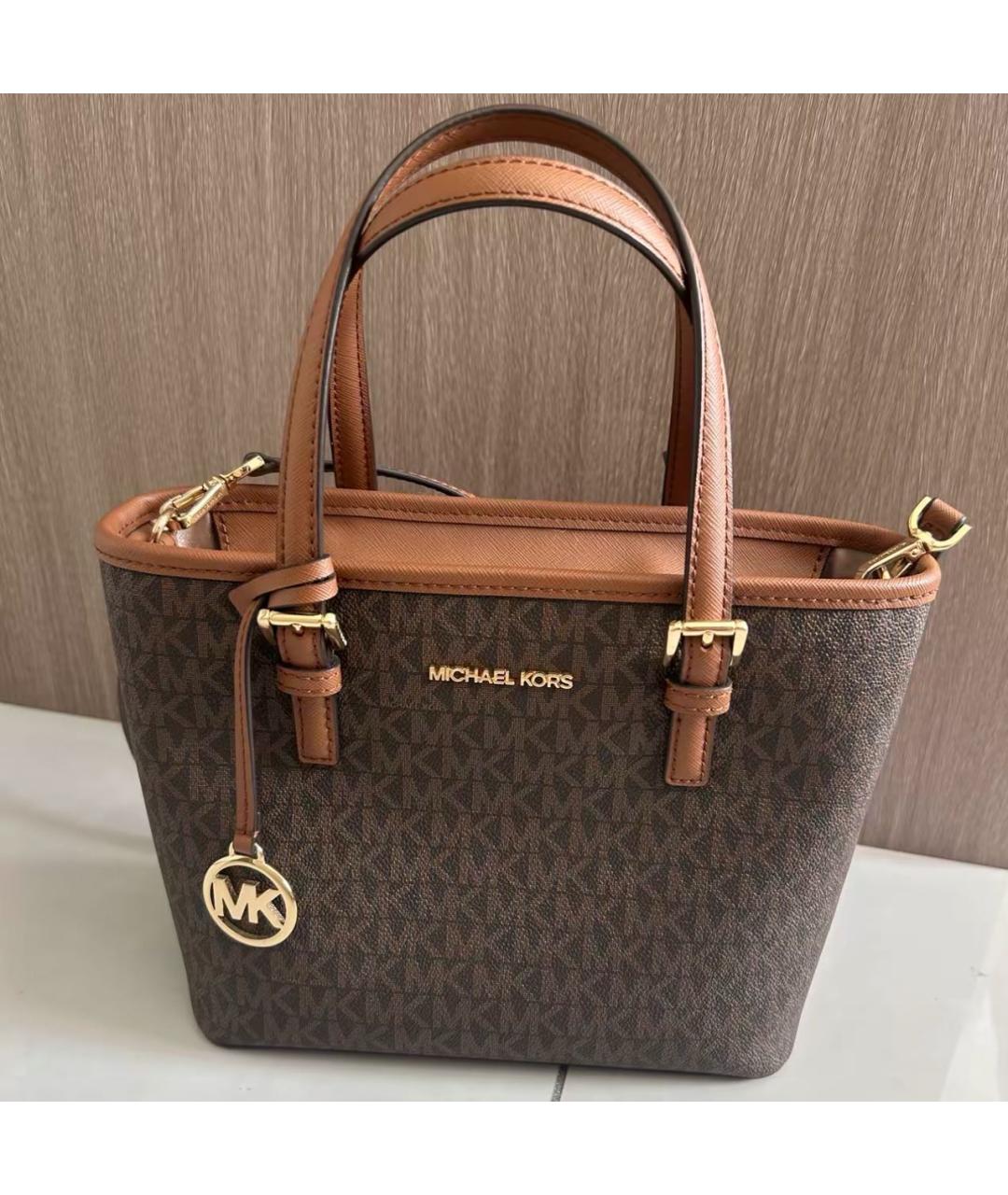 MICHAEL KORS Коричневая сумка тоут, фото 8