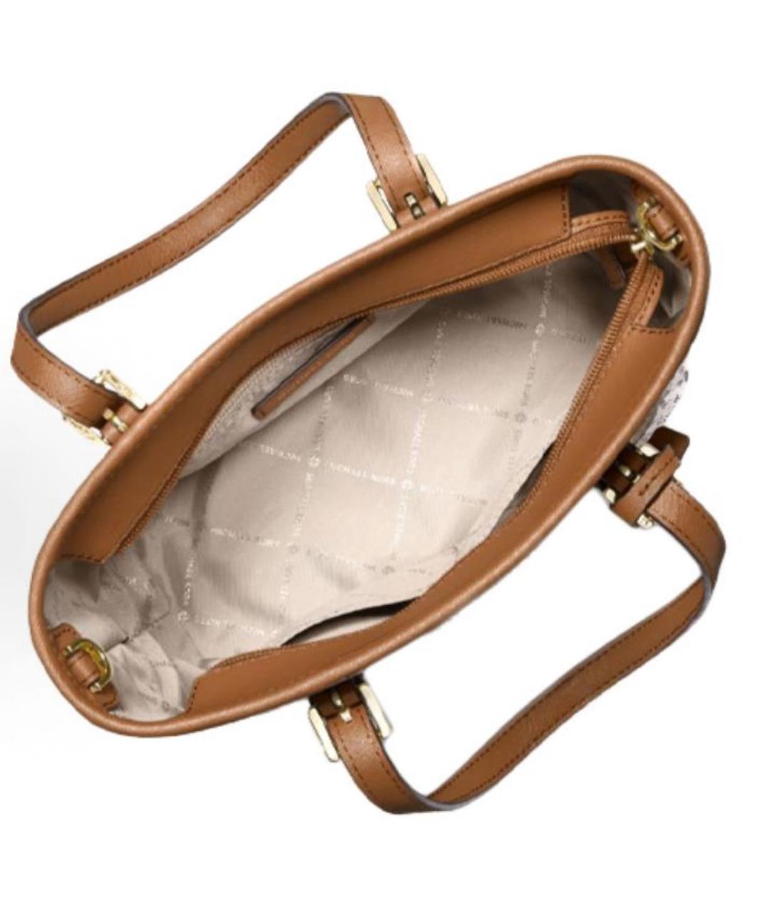 MICHAEL KORS Коричневая сумка тоут, фото 3