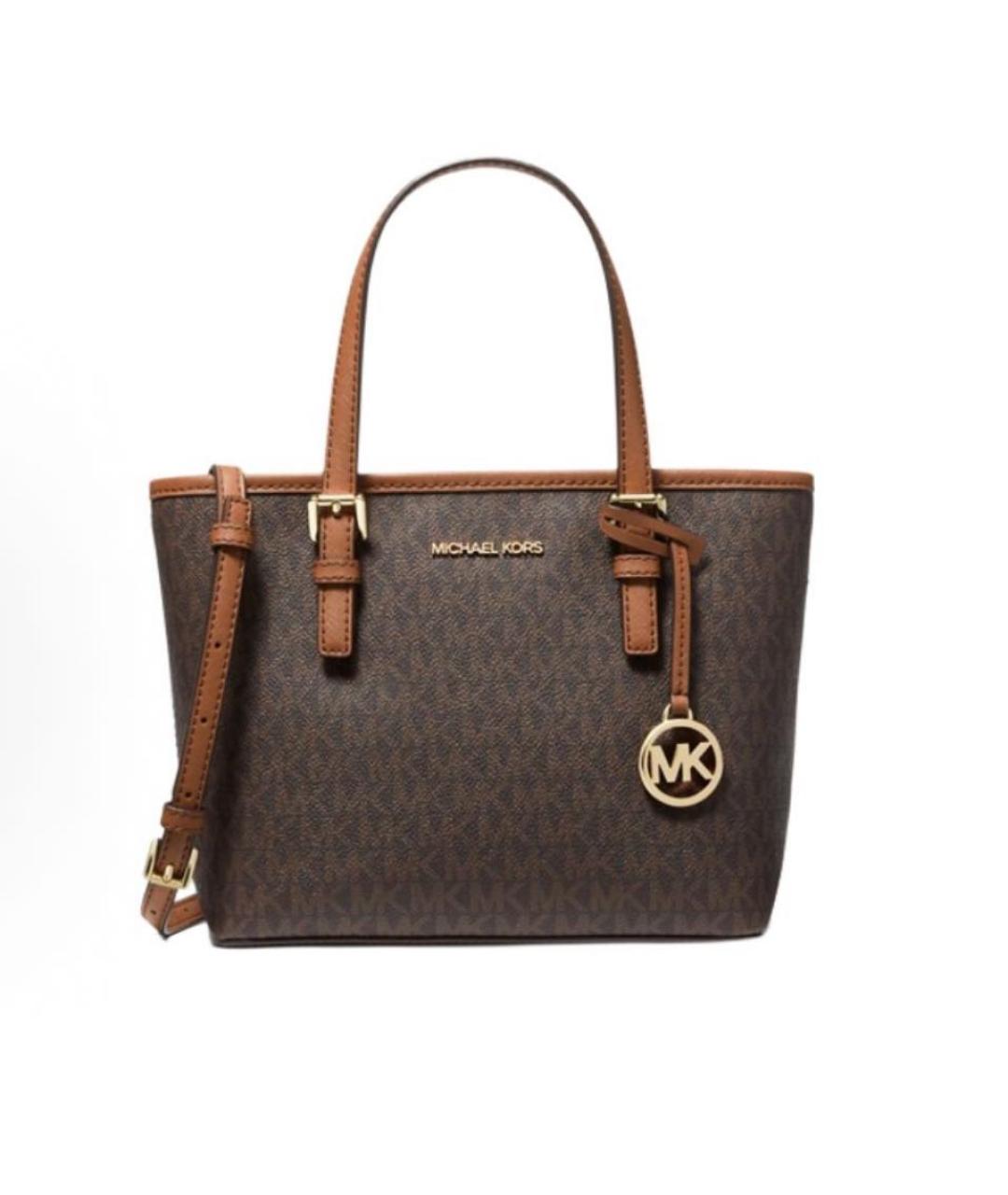 MICHAEL KORS Коричневая сумка тоут, фото 9