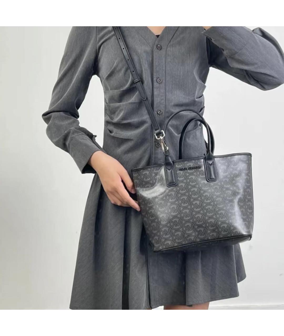 MICHAEL KORS Черная сумка тоут, фото 5