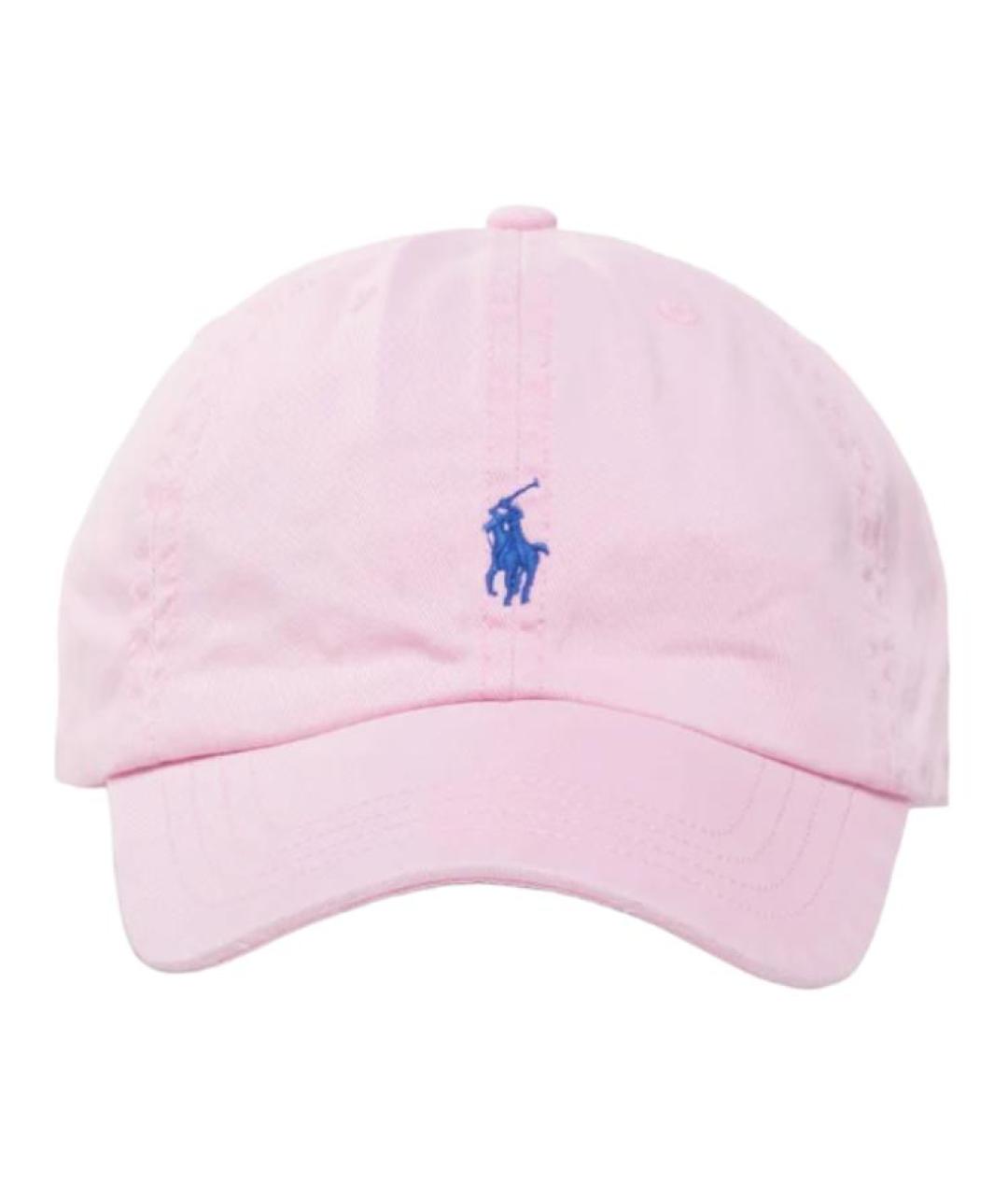 POLO RALPH LAUREN Розовая хлопковая кепка, фото 3