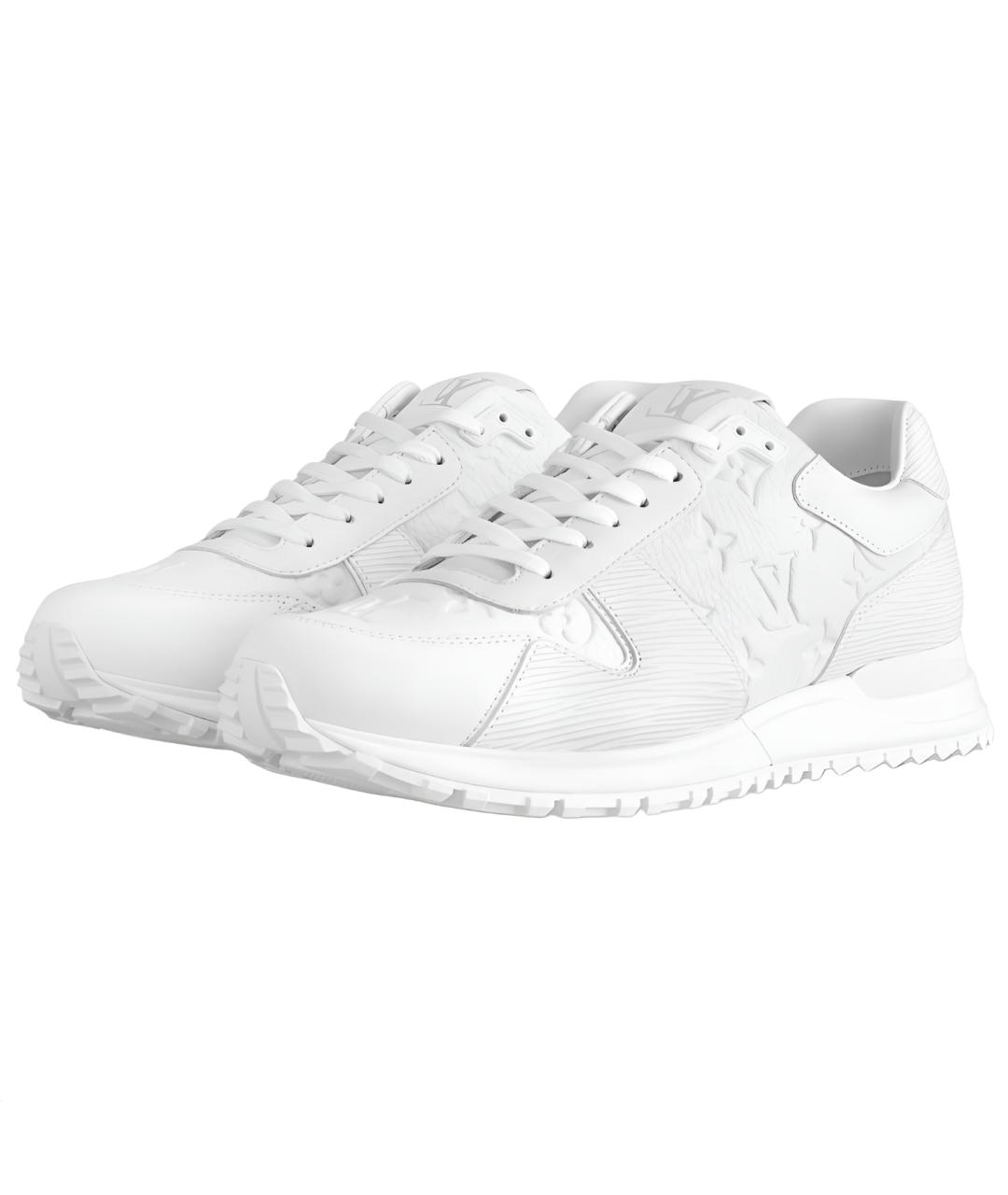 LOUIS VUITTON Белые низкие кроссовки / кеды, фото 3