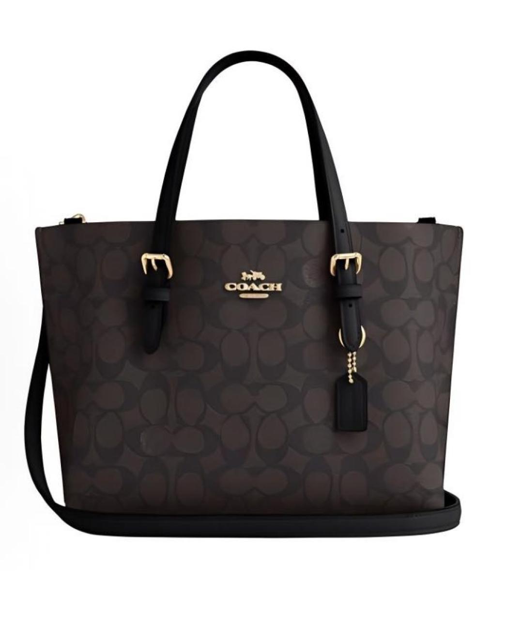 COACH Коричневая сумка тоут, фото 6