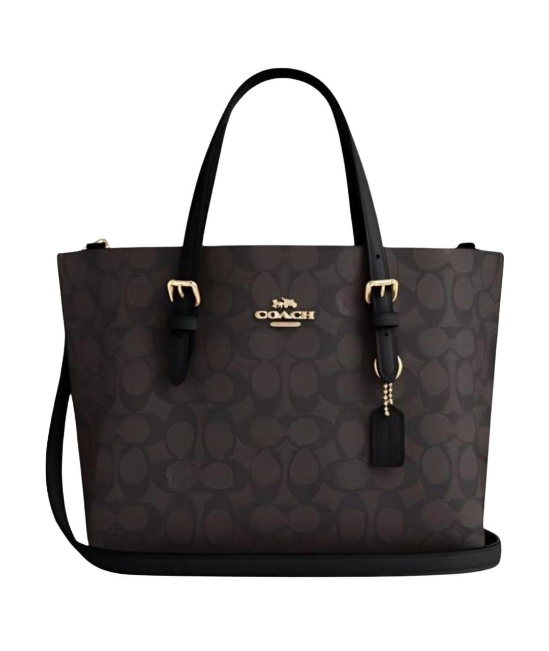 COACH Коричневая сумка тоут, фото 1