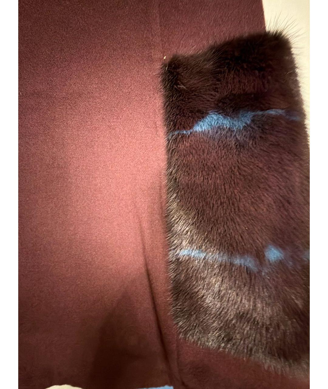 FENDI Бордовый шерстяной жилет, фото 4