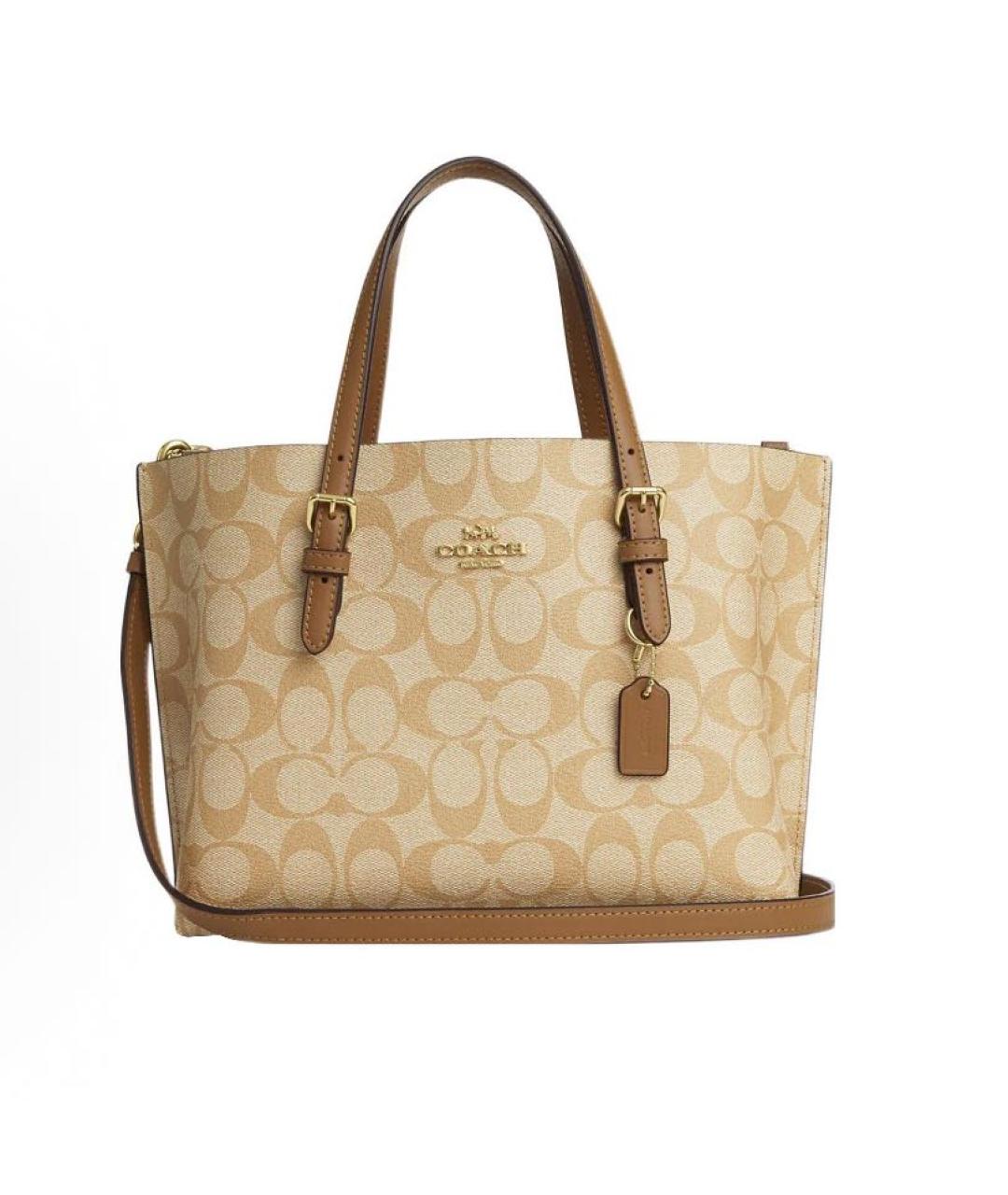 COACH Коричневая сумка тоут, фото 3