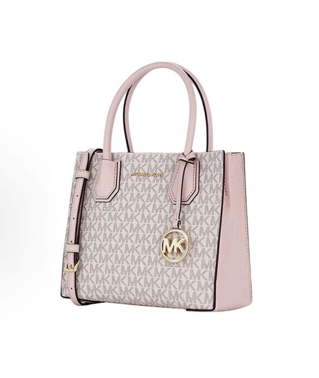 MICHAEL KORS Розовая сумка тоут, фото 2