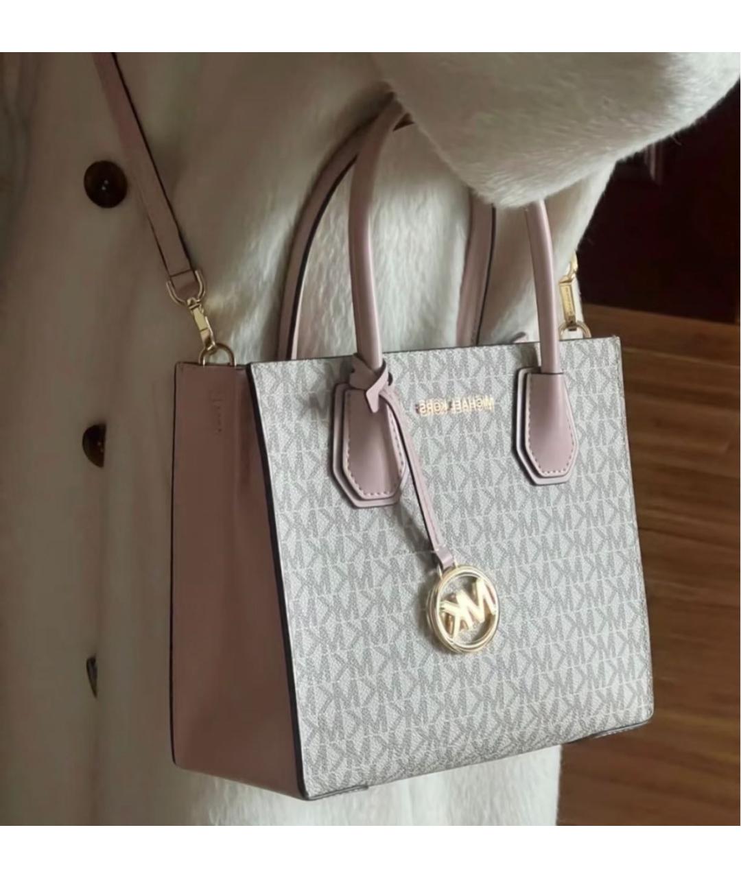 MICHAEL KORS Розовая сумка тоут, фото 6