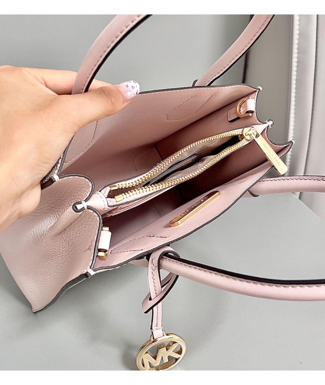 MICHAEL KORS Розовая сумка тоут, фото 8