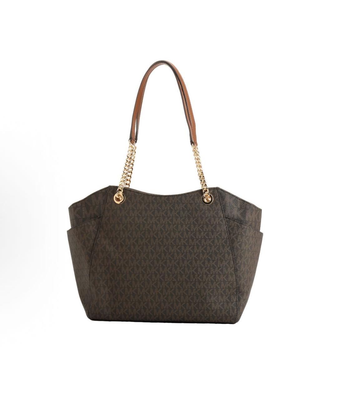 MICHAEL KORS Коричневая сумка тоут, фото 3