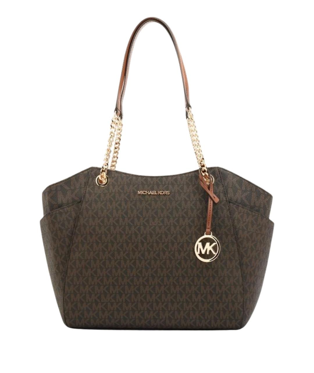 MICHAEL KORS Коричневая сумка тоут, фото 1