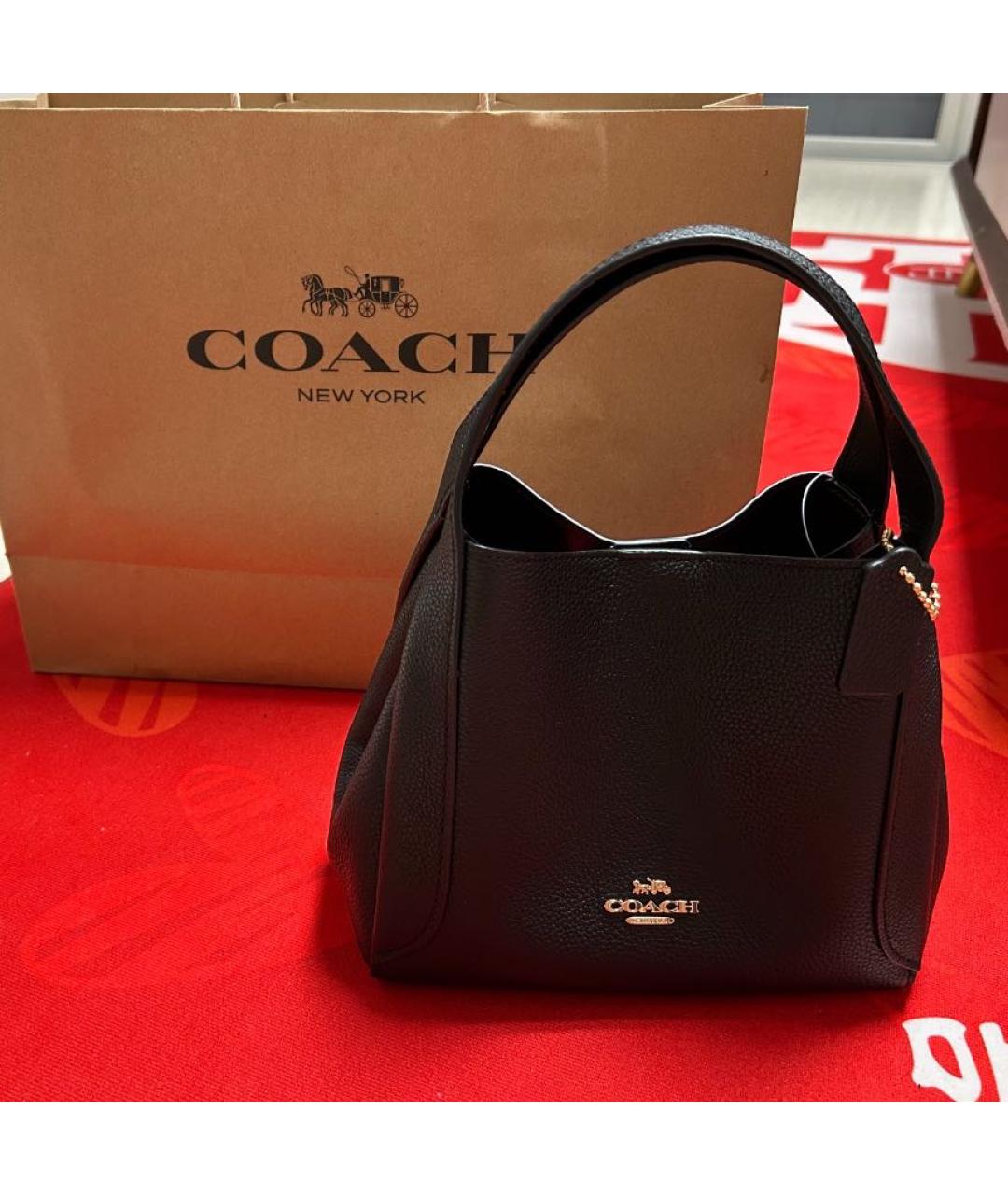 COACH Черная сумка тоут, фото 2