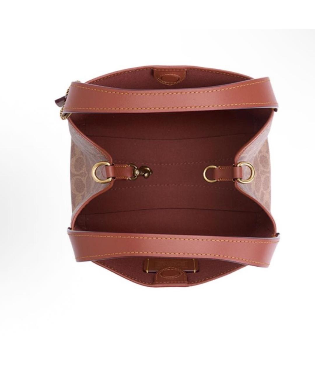 COACH Коралловая сумка тоут, фото 2