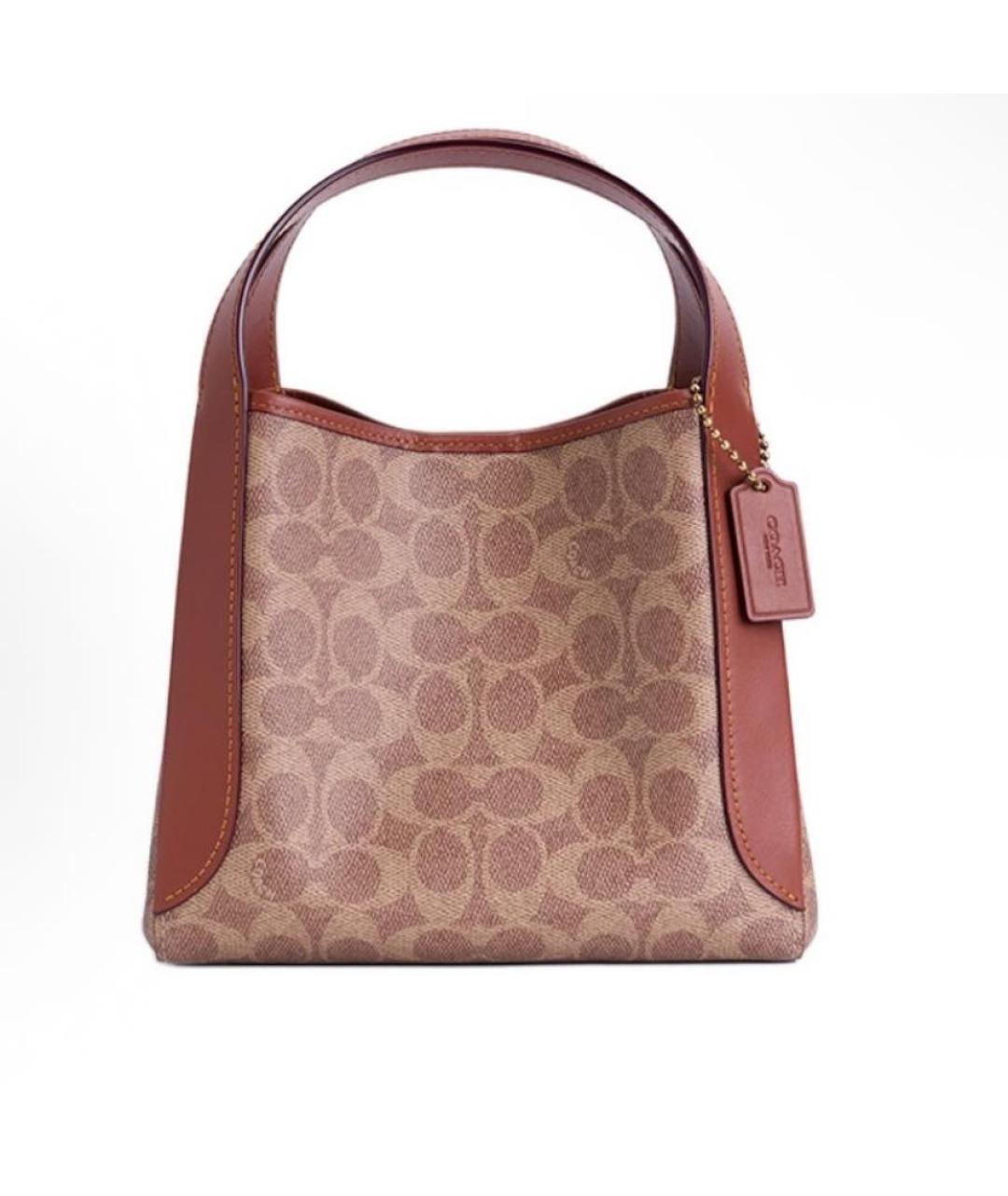 COACH Коралловая сумка тоут, фото 3
