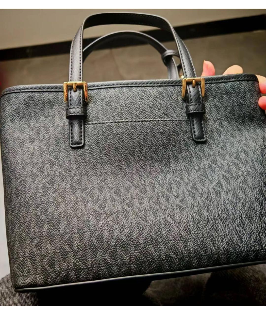 MICHAEL KORS Черная сумка тоут, фото 7