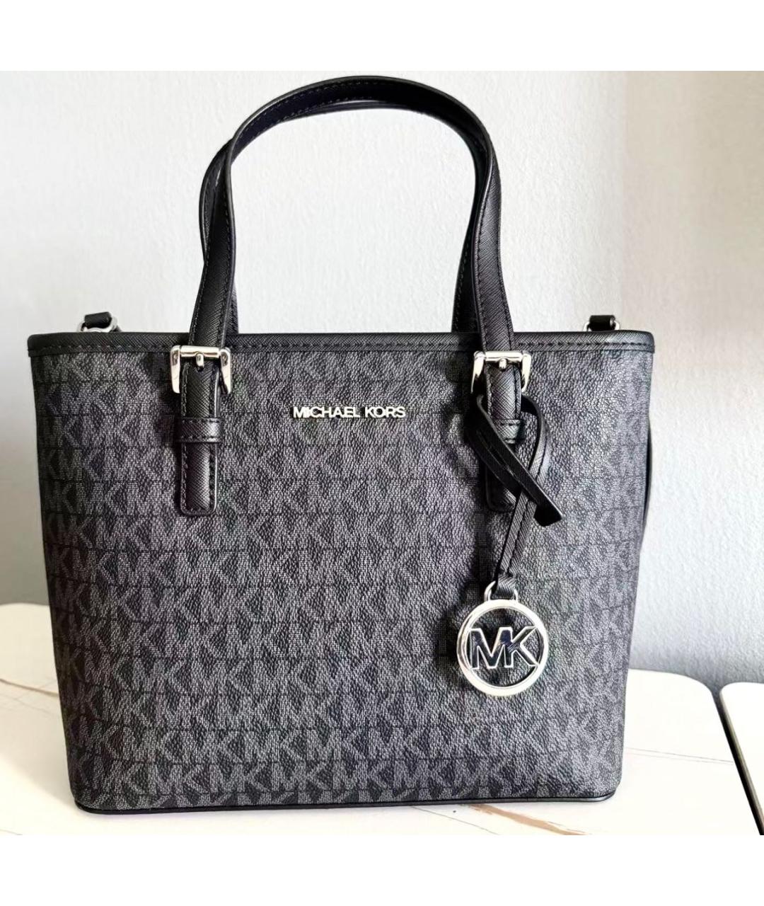 MICHAEL KORS Черная сумка тоут, фото 7