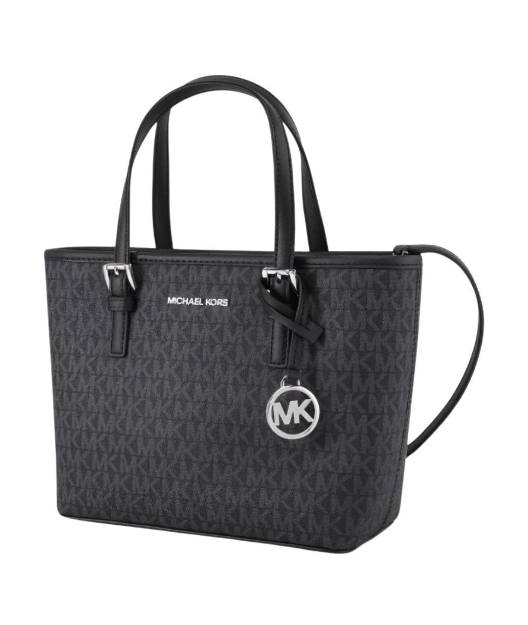 MICHAEL KORS Черная сумка тоут, фото 2