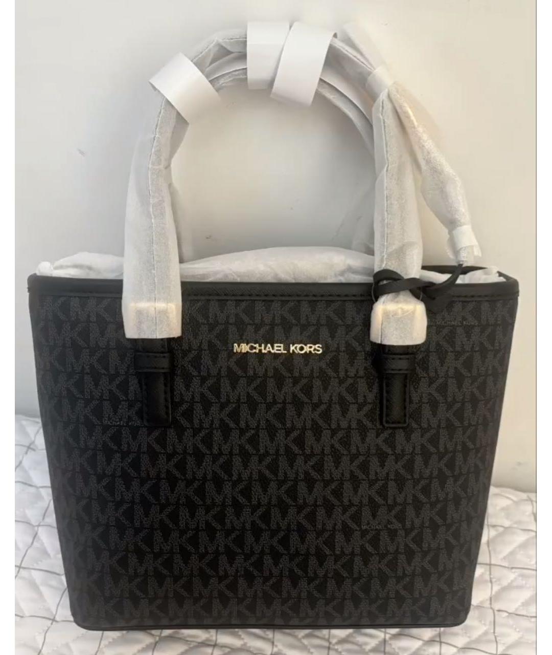 MICHAEL KORS Черная сумка тоут, фото 5