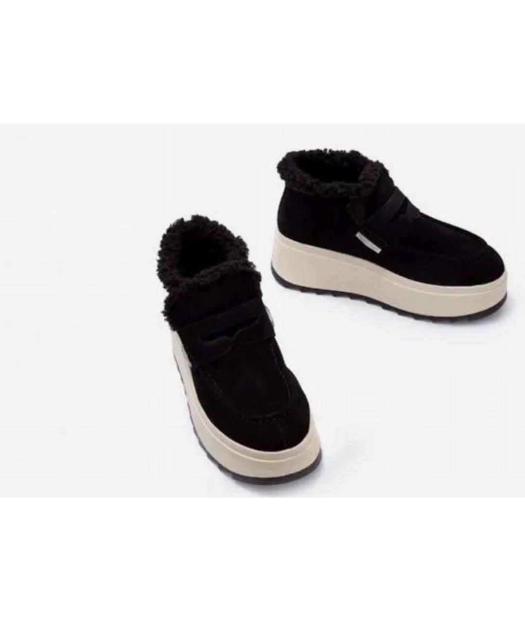 ASH Черные замшевые ботинки, фото 3