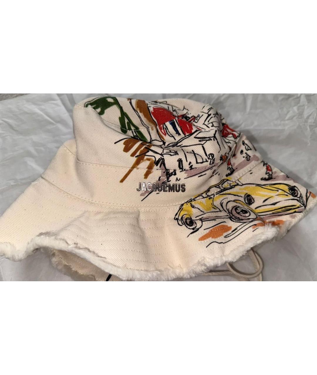 JACQUEMUS Бежевая панама, фото 3
