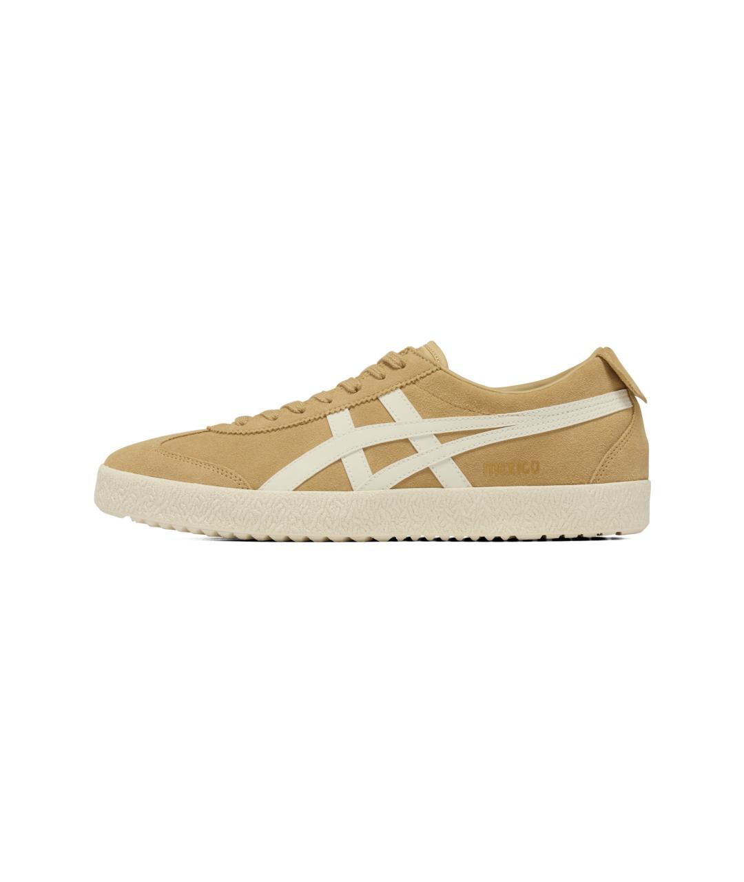 ONITSUKA TIGER Бежевые кожаные кеды, фото 2